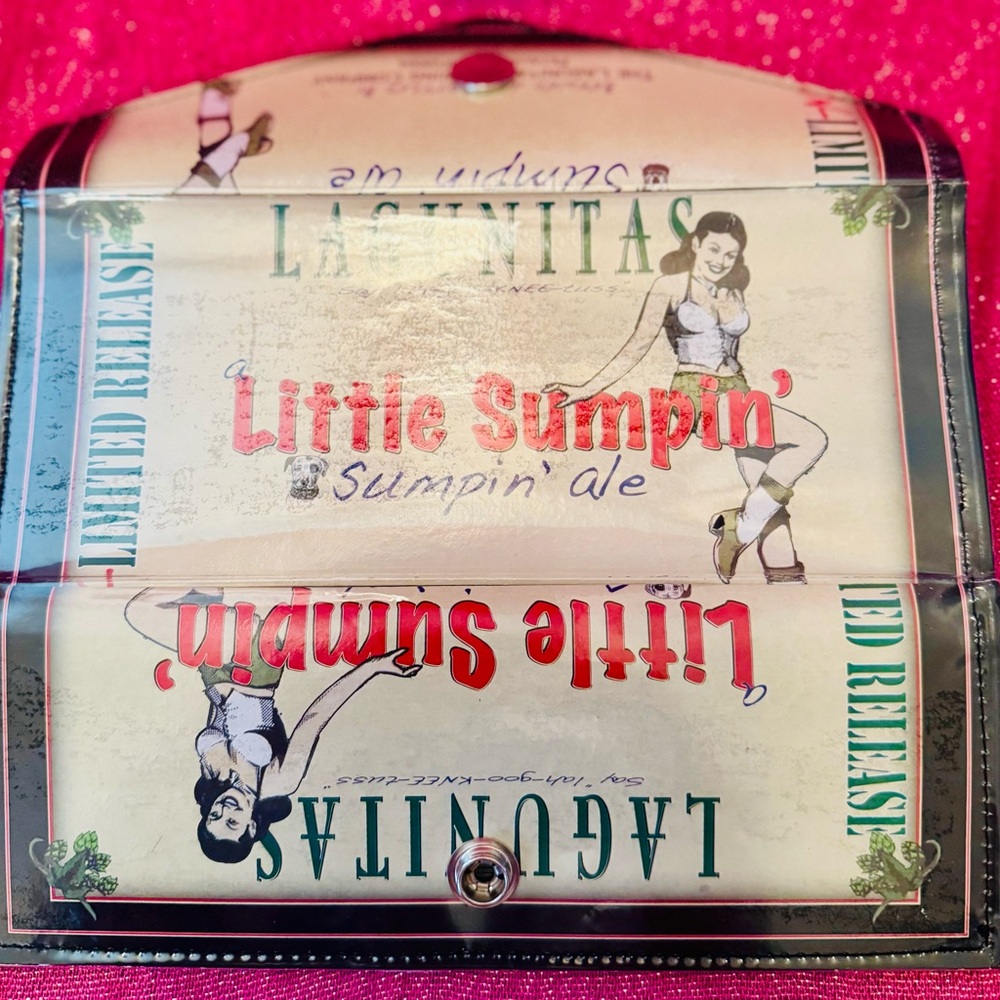Rare! LAGUNITAS Little Sumpin’ Sumpin’ Ale Wallet Billfold Credit/Business Cards - Picture 9 of 9